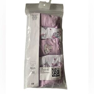 H&M Kids Unicorn Briefs - Pink and White